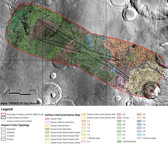 Oxia Planum texture map