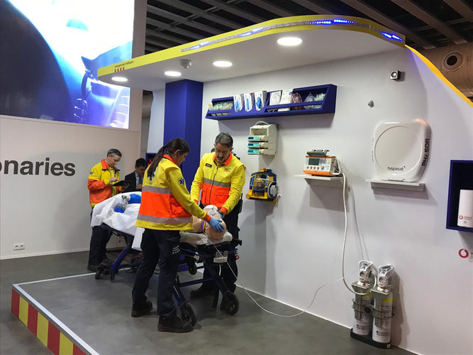 Satcom 5G-enabled ambulance demonstration