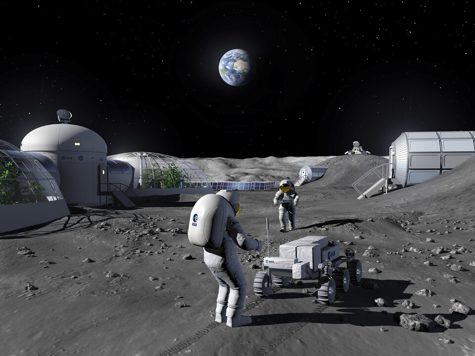 Many of the missions envisage a permanent lunar presence