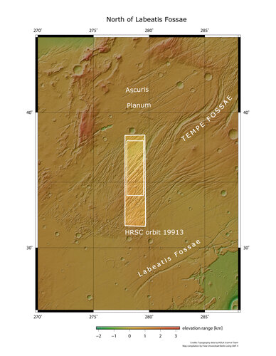 Northeast of Mars’ Tharsis province: Tempe Fossae in context