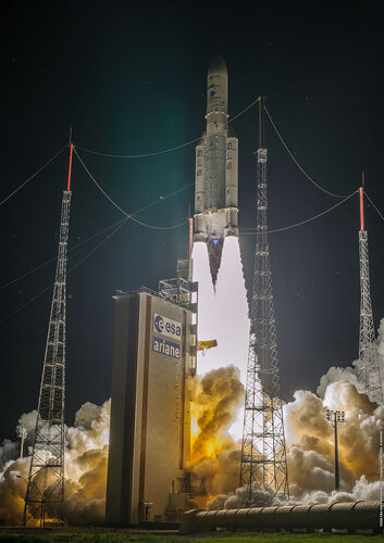 Ariane 5 liftoff