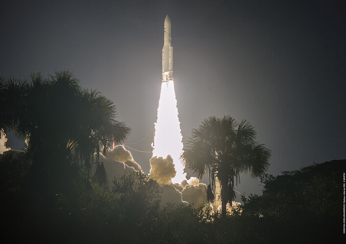 Ariane 5 liftoff