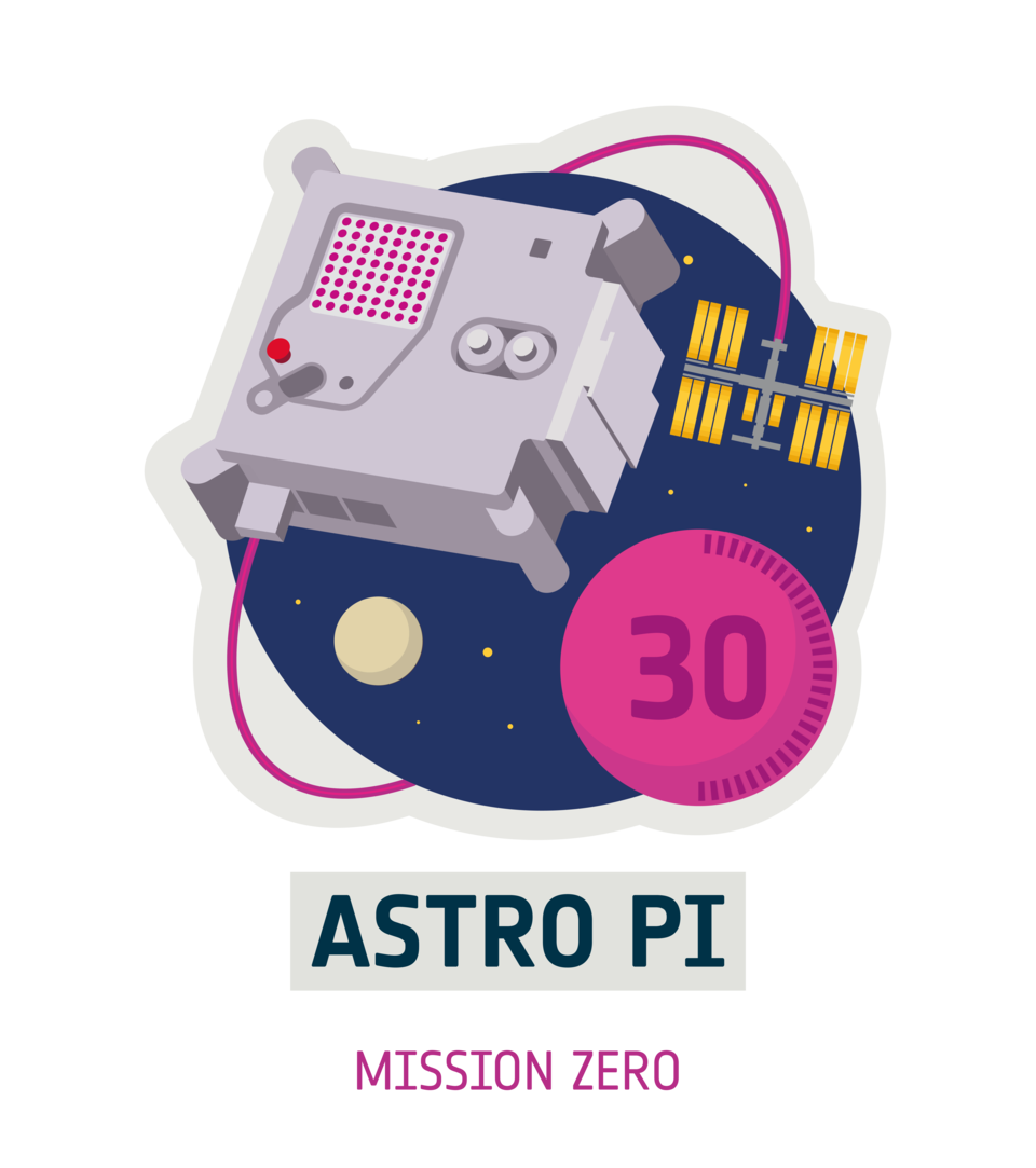 Astro Pi Mission Zero key visual 