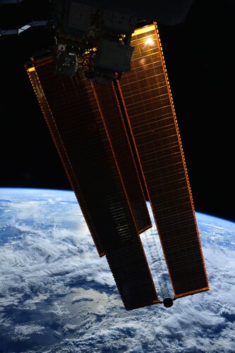 Space Station solar panels