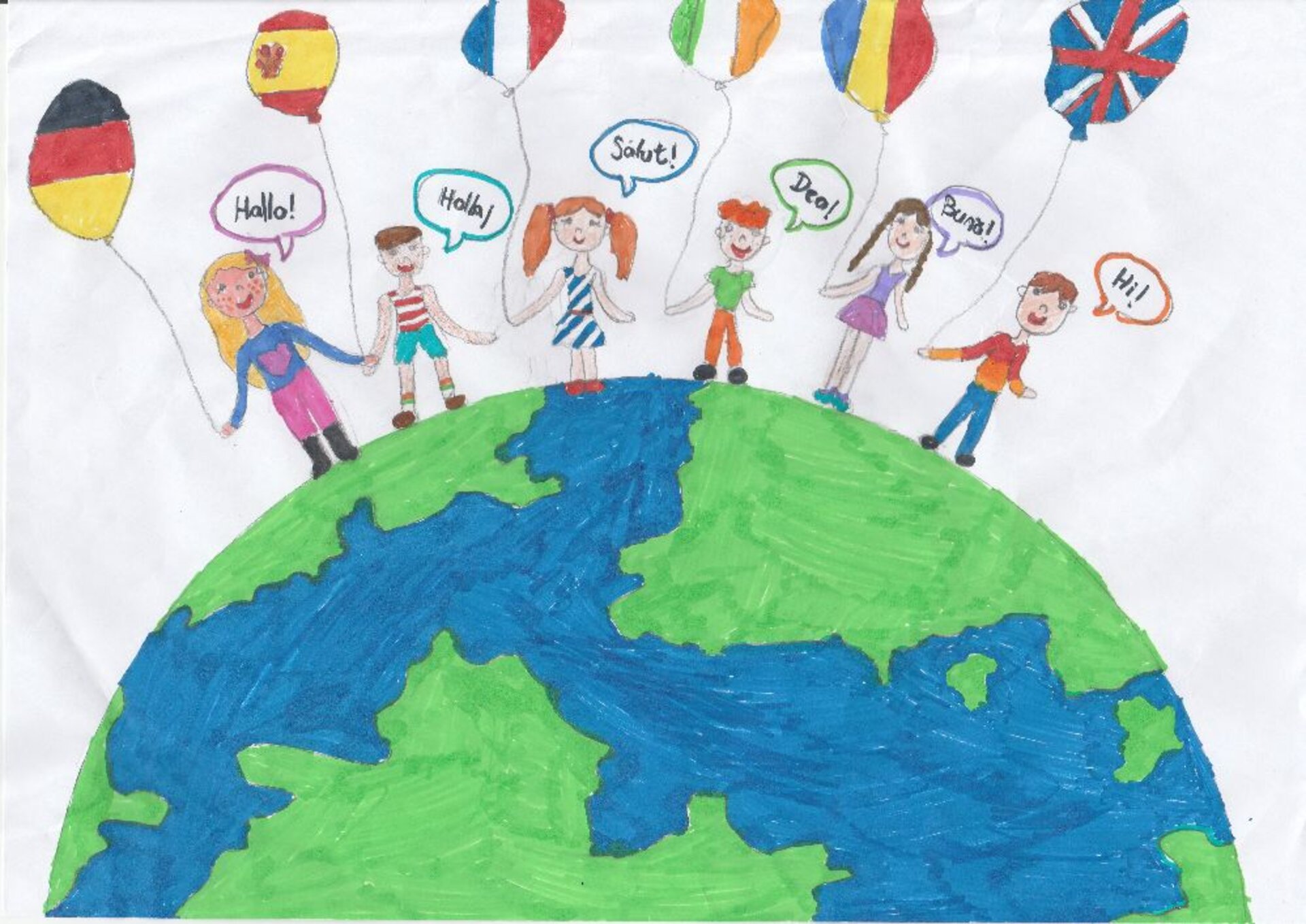 world peace drawings for kids