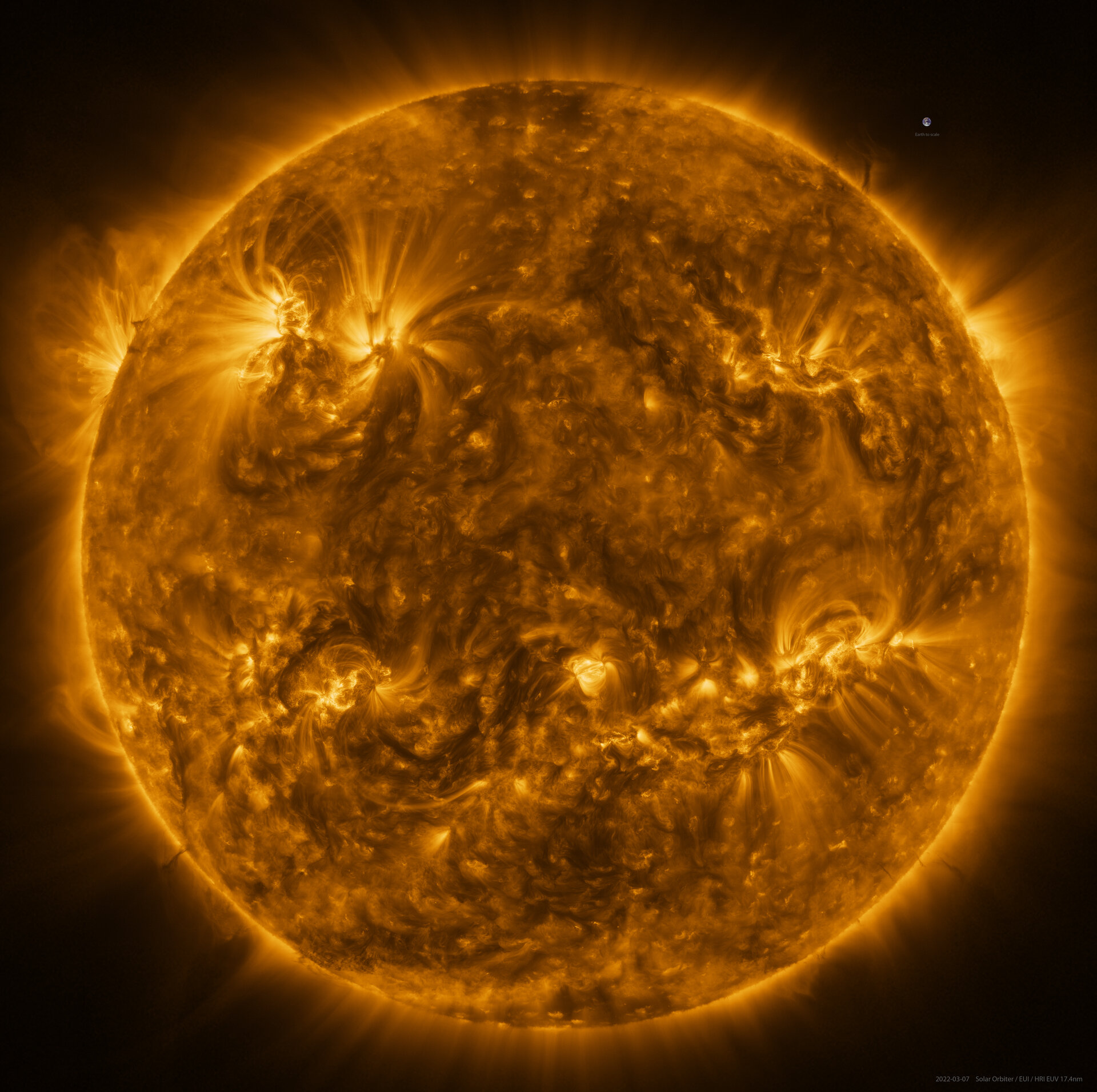 hubble images high resolution sun
