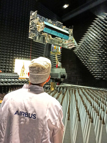 MetOp-SG-B scatterometer antenna during testing