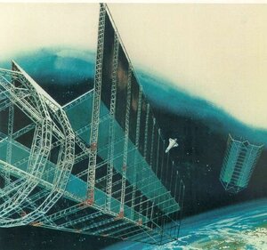 1970s vision of solar-power satellite construction
