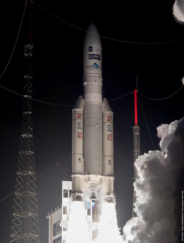 Ariane 5 liftoff on flight VA224