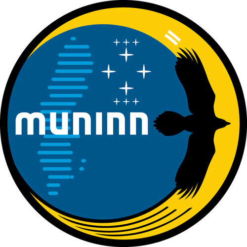 Muninn mission patch and name