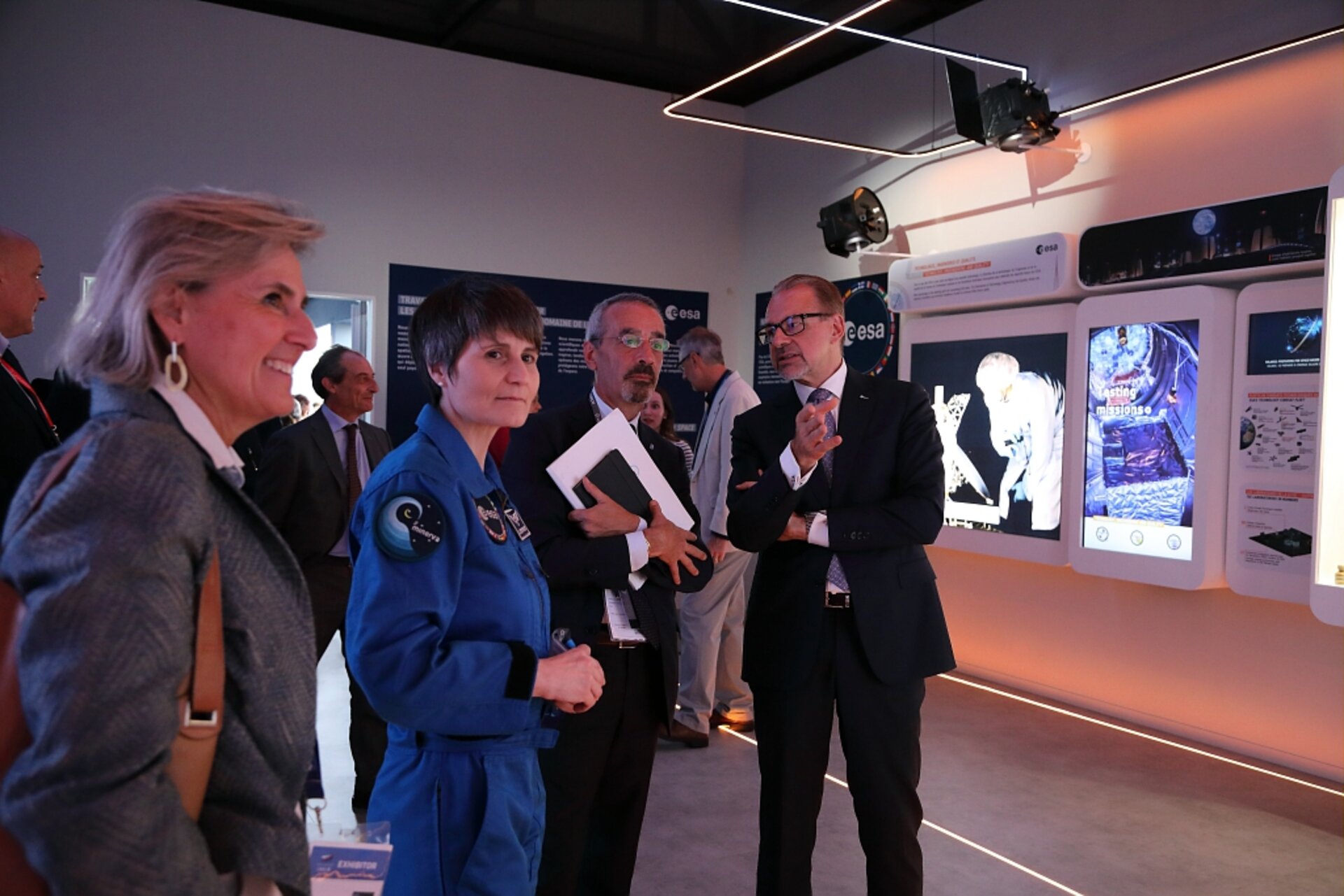 ESA - Paris Air Show 2023 - ESA astronaut Samantha Cristoforetti and ...