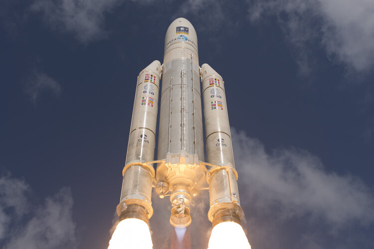 Ariane 5 flight VA233, 17 November 2016: four Galileo navigation satellites onboard