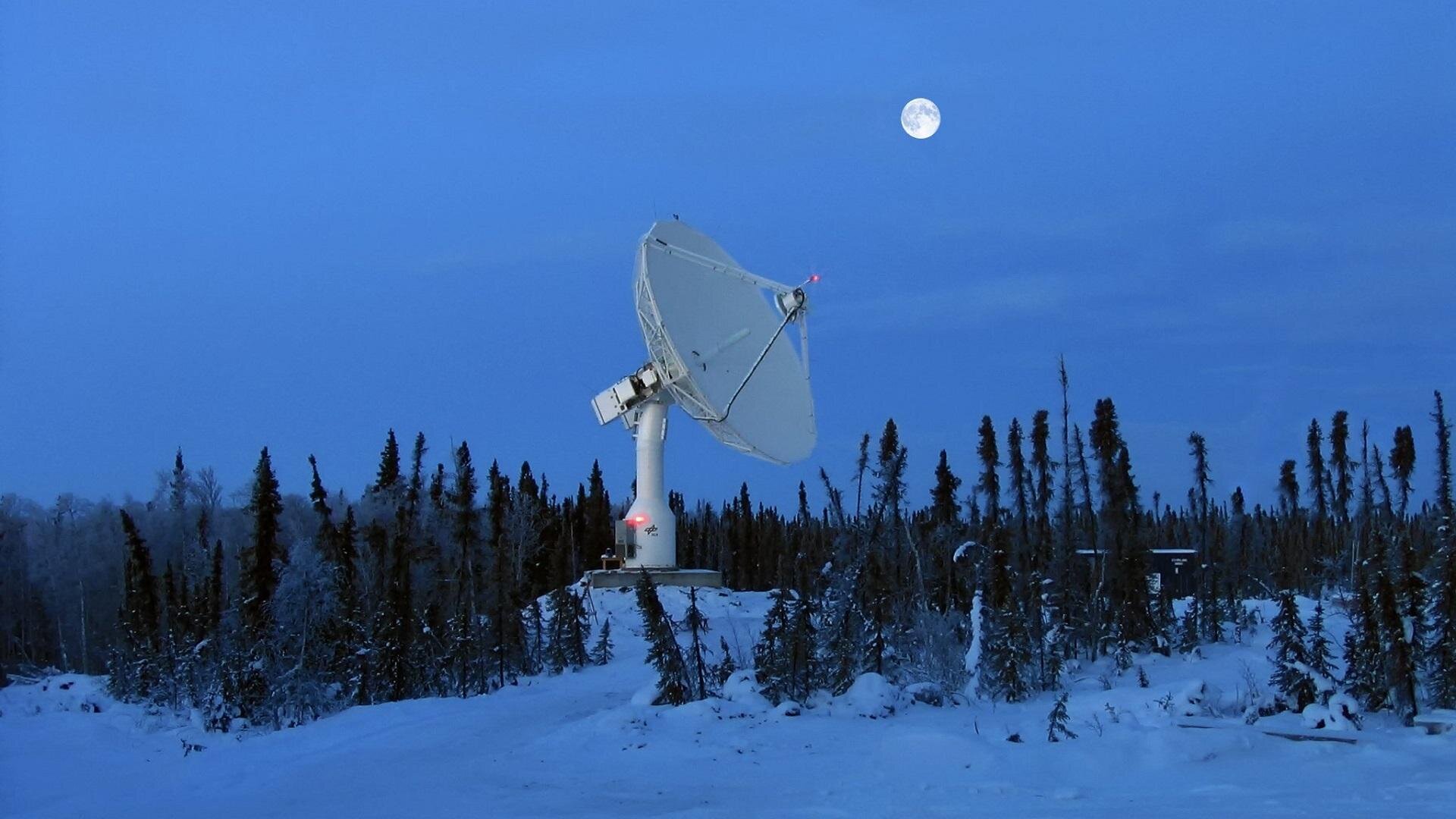Inuvik ground station in Canada