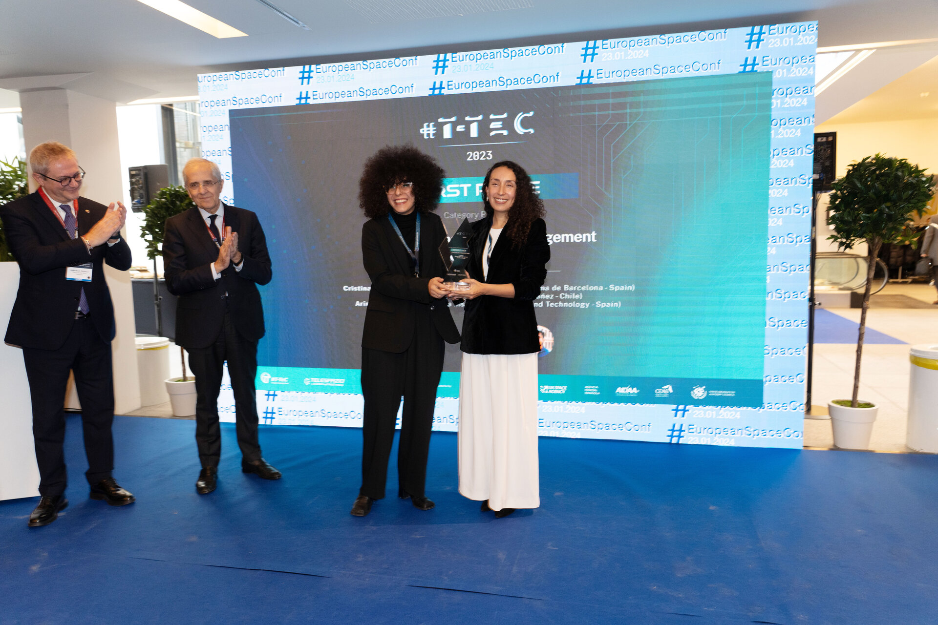 Winners of the fifth edition of #T-TeC, the international Open Innovation competition in the space sector