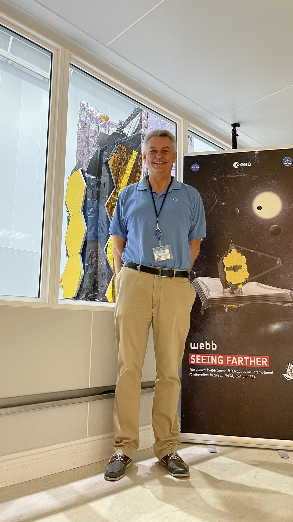 Rüdiger with the James Webb Space Telescope