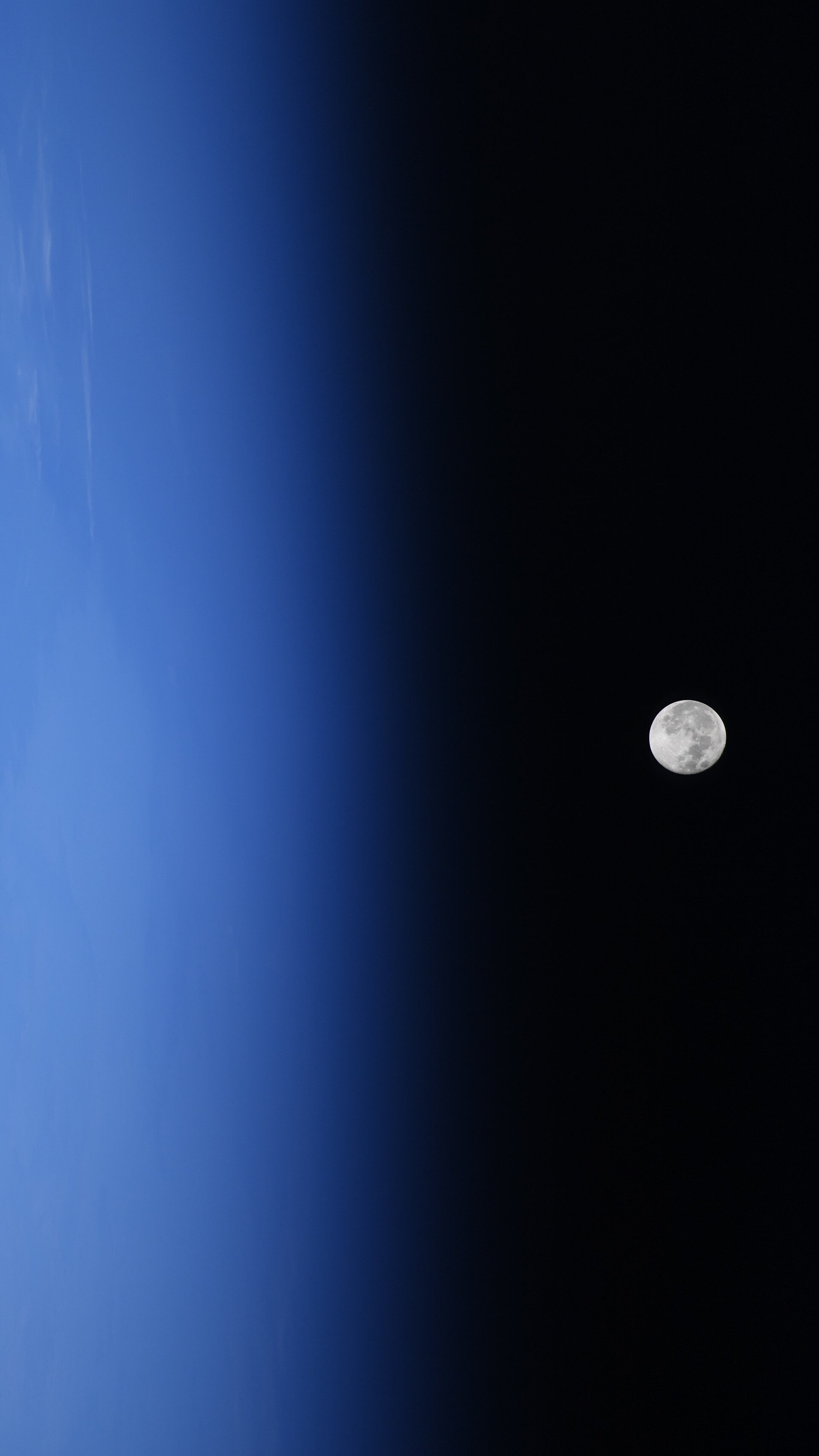 Full Moon from the International Space Station