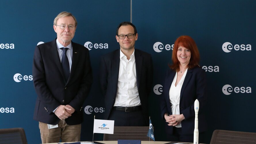 ESA and Arianespace sign agreement to launch Smile mission