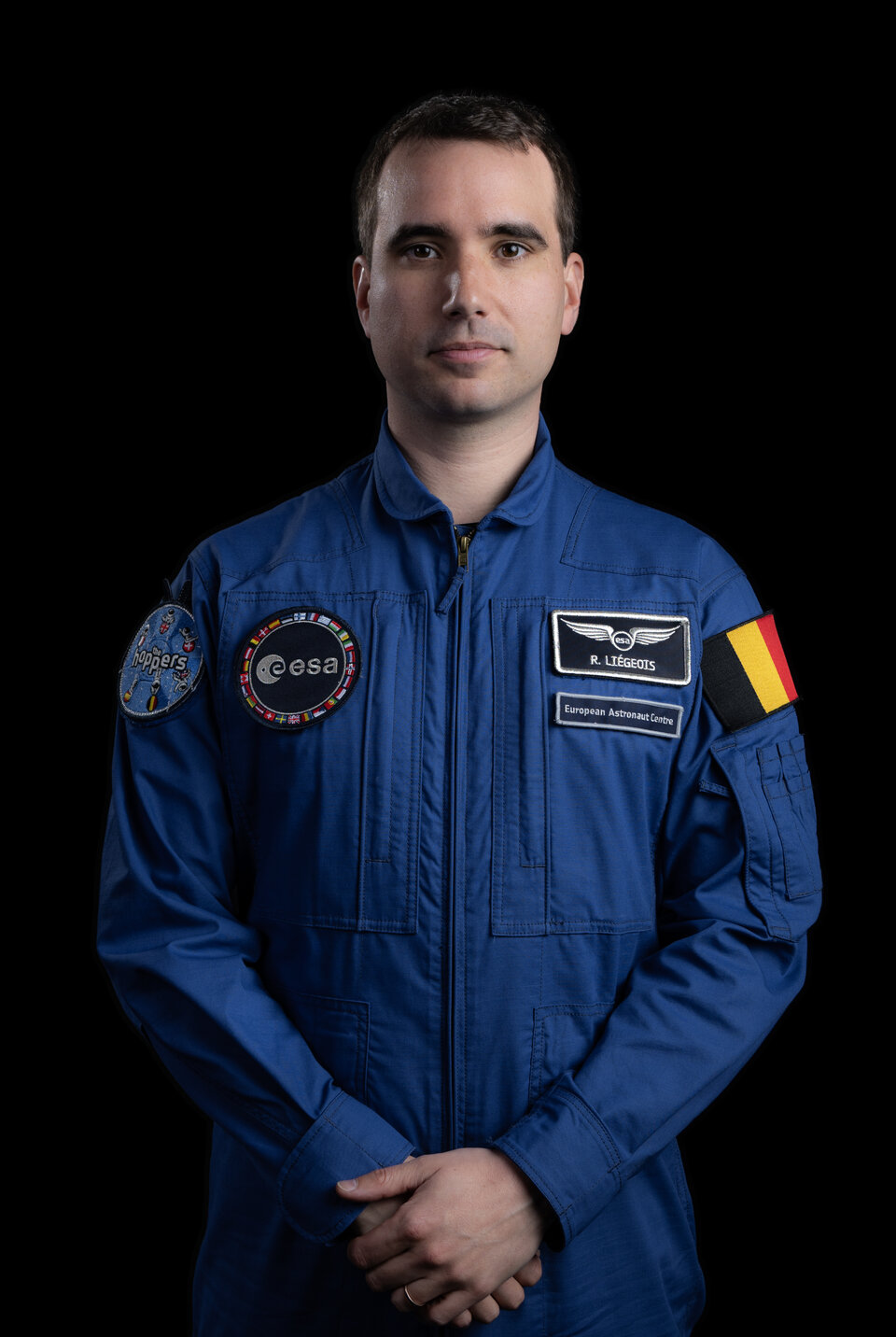 Portrait de l'astronaute de l'ESA Raphaël Liégeois