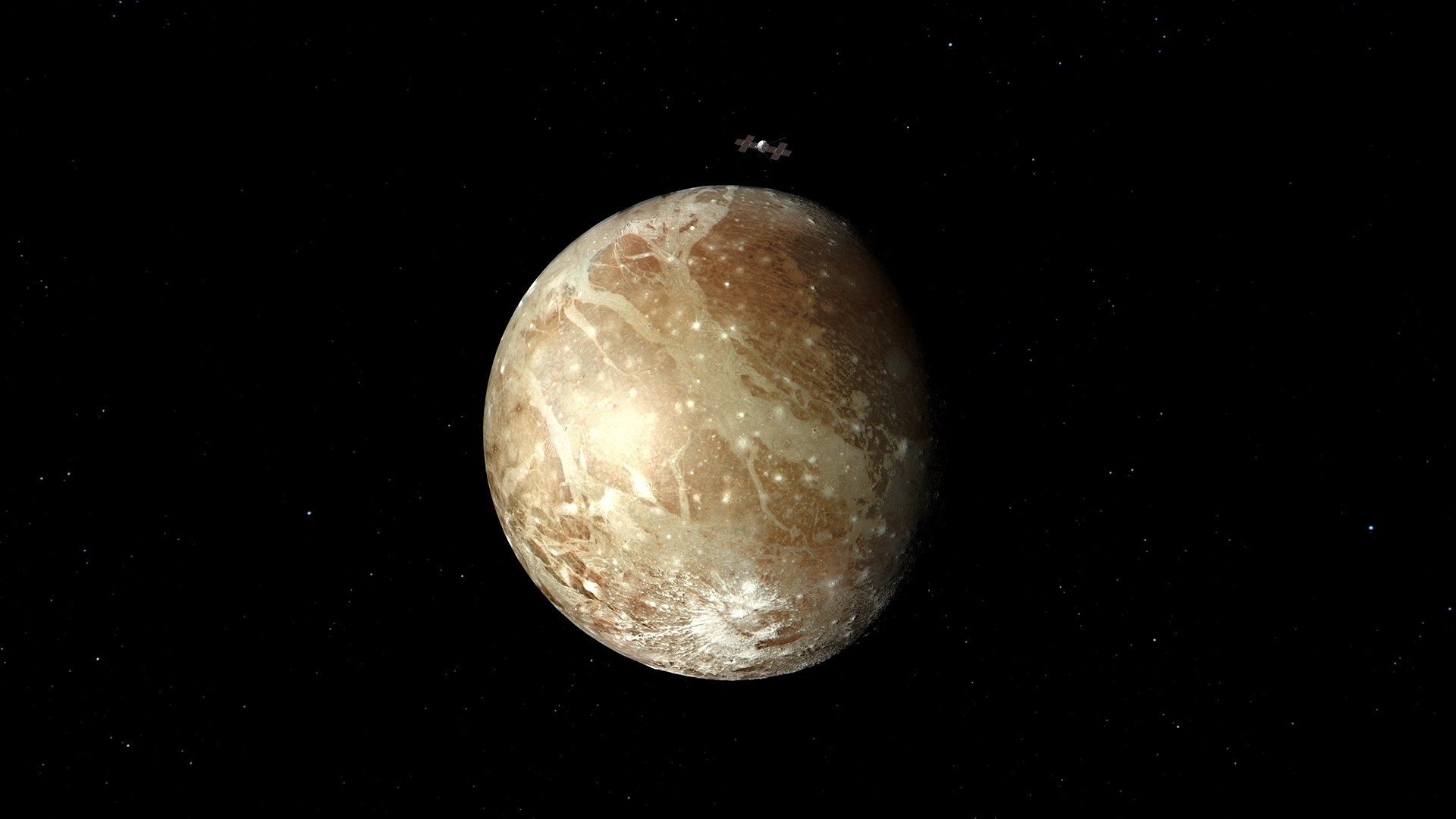 Planet Jupiter With Io Europa Ganymede and Callisto Moons Space Kitchen  Refrigerator Locker Button Magnet - Walmart.com